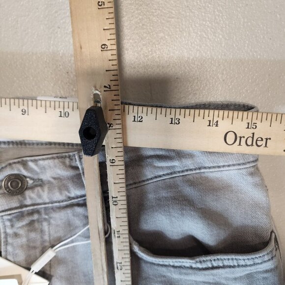 Ovadia & Sons Men's Skinny Jeans 001 In Light Grey Destroyed Size 34 NWT $220‎ - Picture 10 of 12